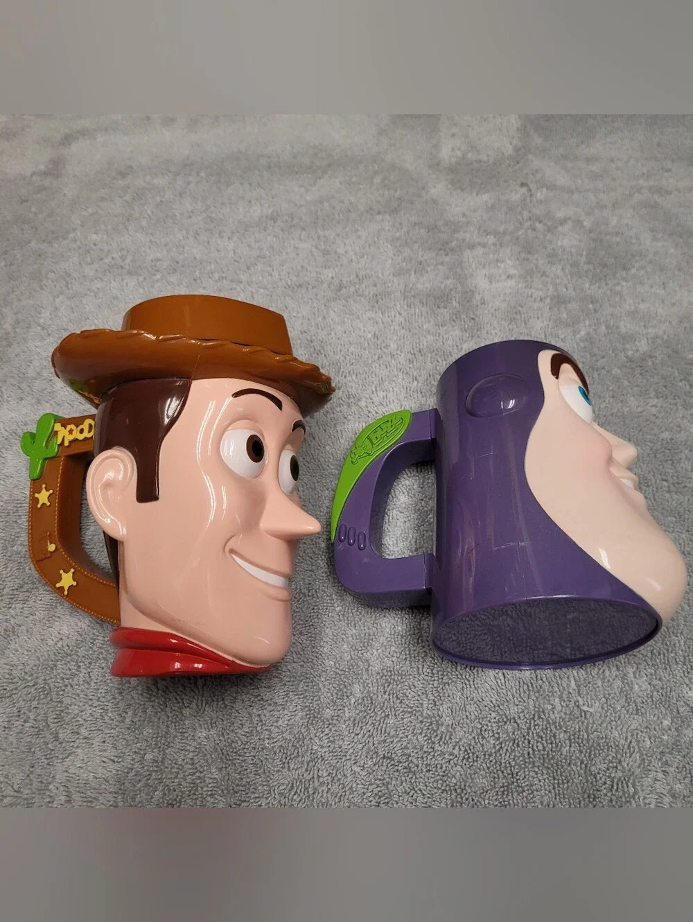 Disney Toy Story Woody and Buzz Lightyear Cups Mugs